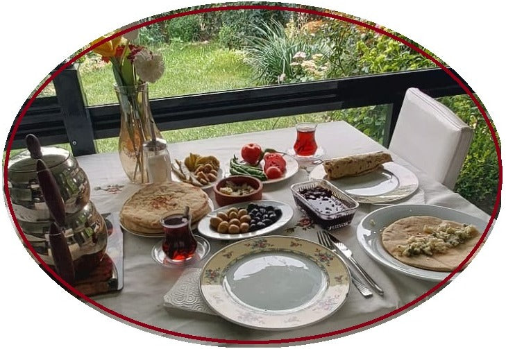 Anam Bubam Ekmeği-Karaman Mayalı Ekmeği ( Bazlama )-24 Paket(120 Adet)