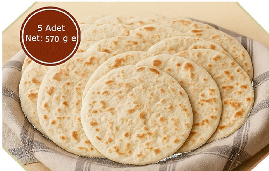 Anam Bubam Ekmeği-Karaman Mayalı Ekmeği ( Bazlama )-16 Paket(80Adet)