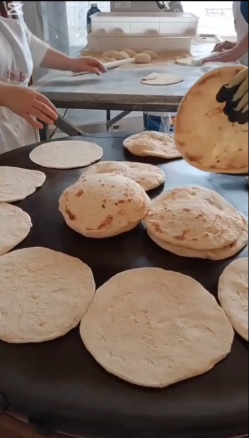 Anam Bubam Ekmeği-Karaman Mayalı Ekmeği ( Bazlama )-24 Paket(120 Adet)